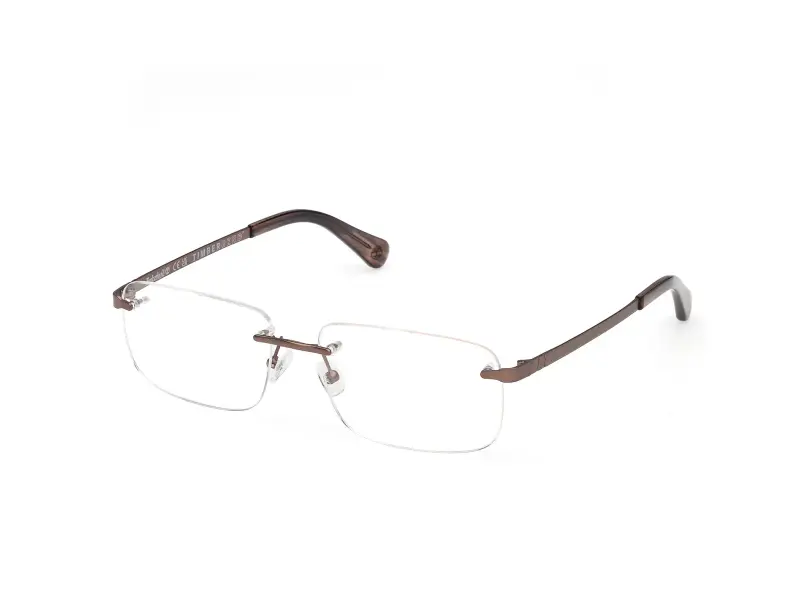 Uomo TB50090 049 Montature da vista Metallo Marrone Squadrata Normale