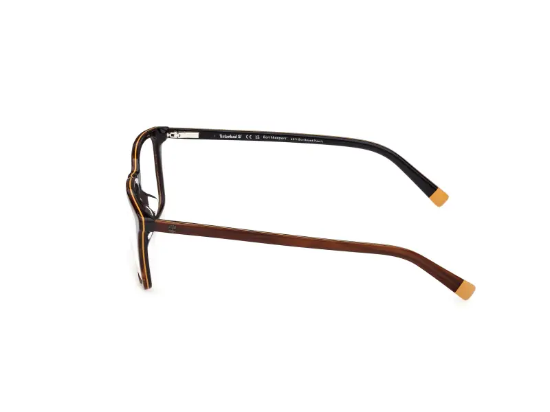 Uomo Timberland TB50095-H 062 Montature da vista Acetato Marrone Squadrata Normale miniatura 3