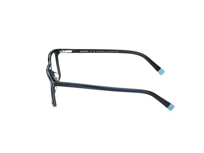 Uomo Timberland TB50095-H 064 Montature da vista Acetato Blu Squadrata Normale miniatura 3