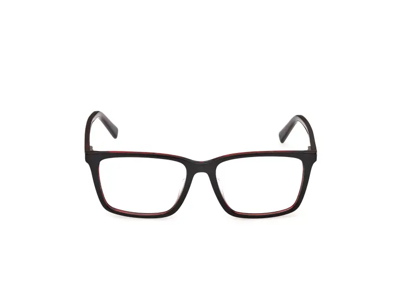 Uomo Timberland TB50095-H 065 Montature da vista Acetato Rosso Squadrata Normale miniatura 2