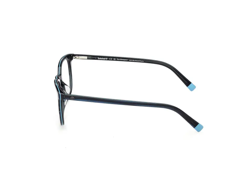 Uomo Timberland TB50096-H 064 Montature da vista Acetato Blu Rotonda Normale miniatura 3