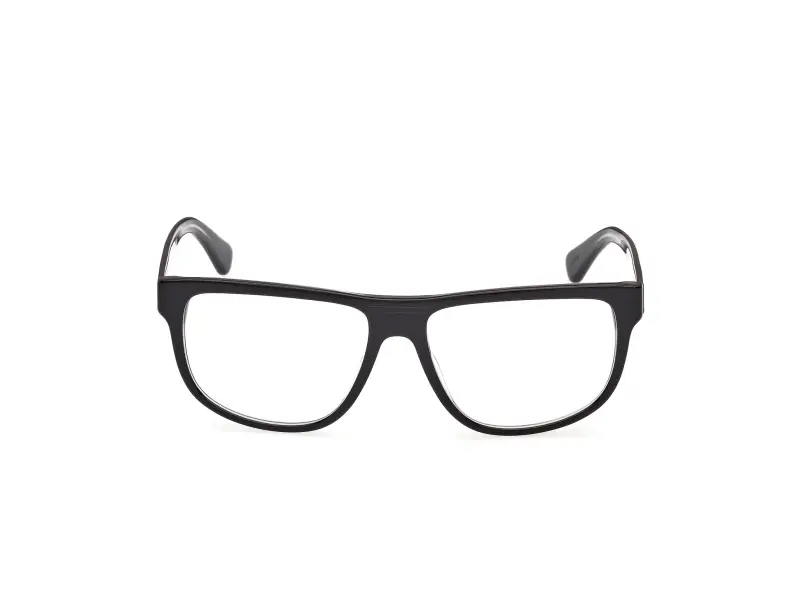 Uomo Timberland TB50097 001 Montature da vista Acetato Nero Fumo Squadrata Normale miniatura 2