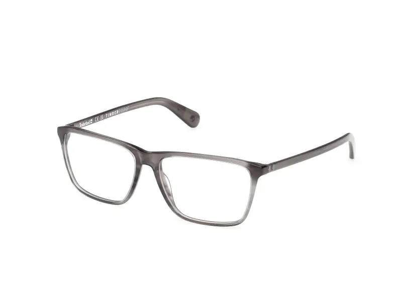 Uomo Timberland TB50098 065 Montature da vista Acetato Grigio Squadrata Normale
