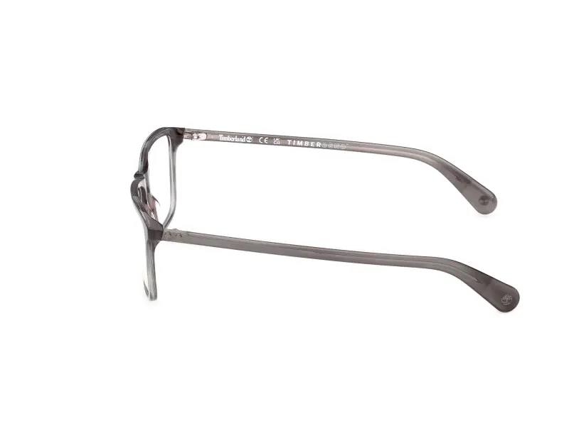 Uomo Timberland TB50098 065 Montature da vista Acetato Grigio Squadrata Normale miniatura 3
