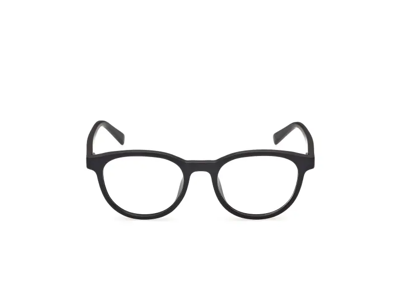 Uomo Timberland TB50100-H 002 Montature da vista Iniettato Nero Rotonda Normale miniatura 2