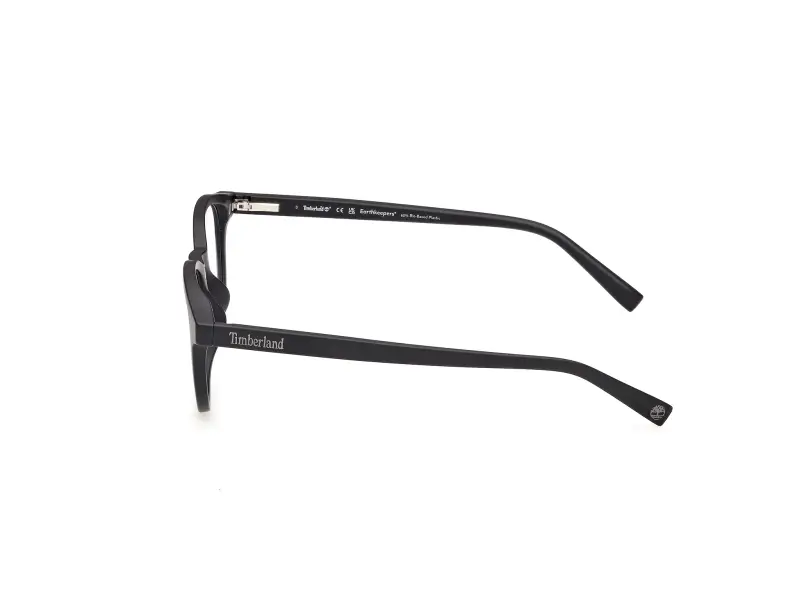 Uomo Timberland TB50100-H 002 Montature da vista Iniettato Nero Rotonda Normale miniatura 3