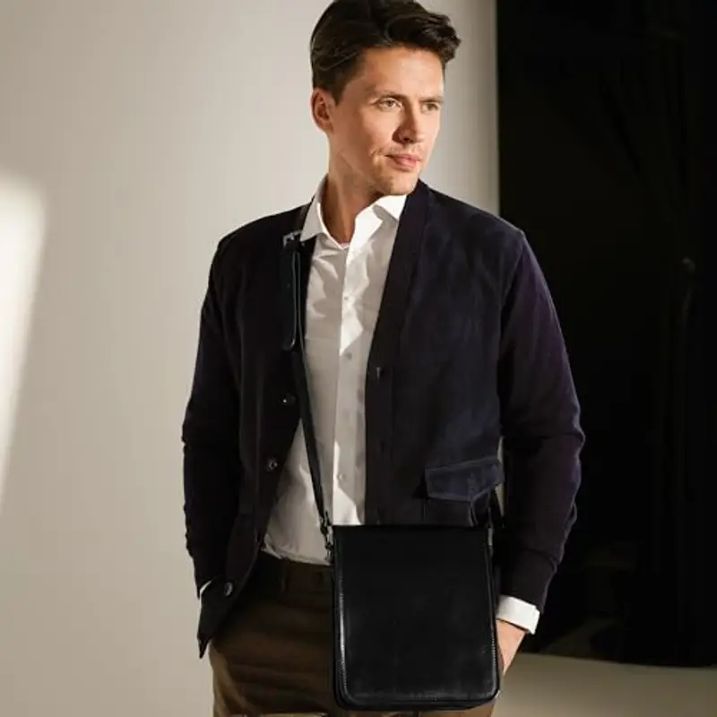 Time Resistance Borsello Uomo Nero 1913196 miniatura 2