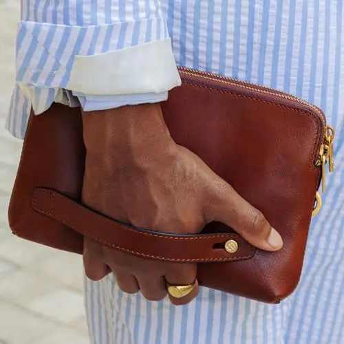 Time Resistance Pochette Uomo Marrone 2969359 miniatura 3