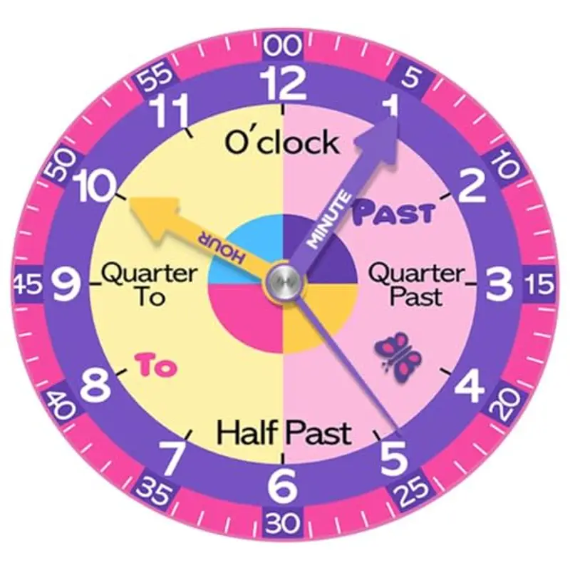 Timever Orologio per Bambino, Orologio Analogico al Quarzo per Ragazzi e Ragazze con Cinturini in Tessuto Elastico e Farfalle/Dinosauri/Fiori, Regalo per Bambini dai 3 ai 12 Anni miniatura 3