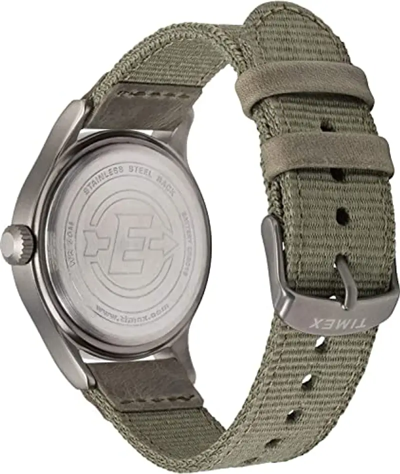 Timex Orologio Analogico Quarzo da Uomo con Cinturino in Tessuto TW4B14000, Verde (Dark/Silver/Green) miniatura 2