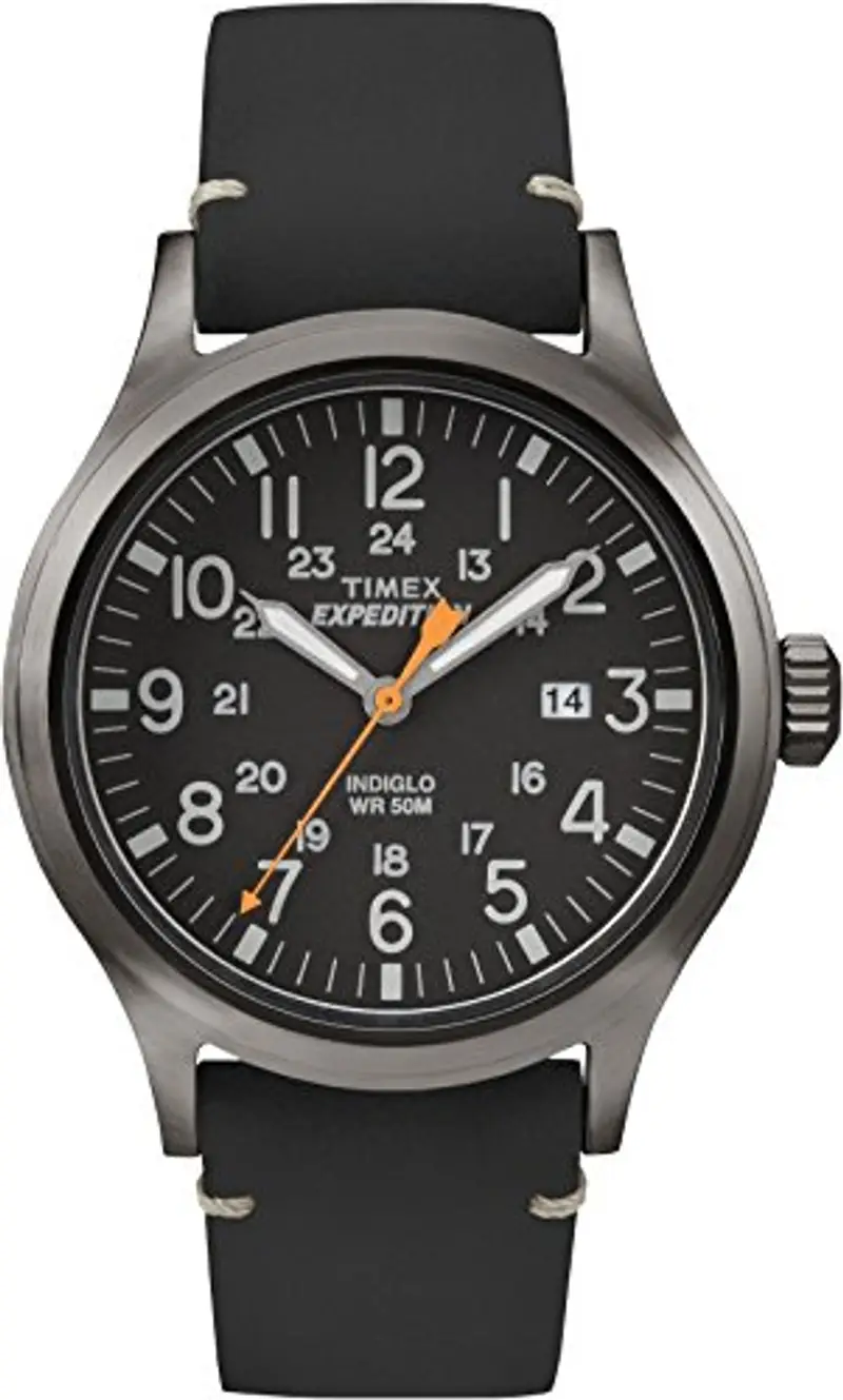 Timex TW4B01900 Orologio da Polso al Quarzo, Analogico, Unisex, Pelle, Nero