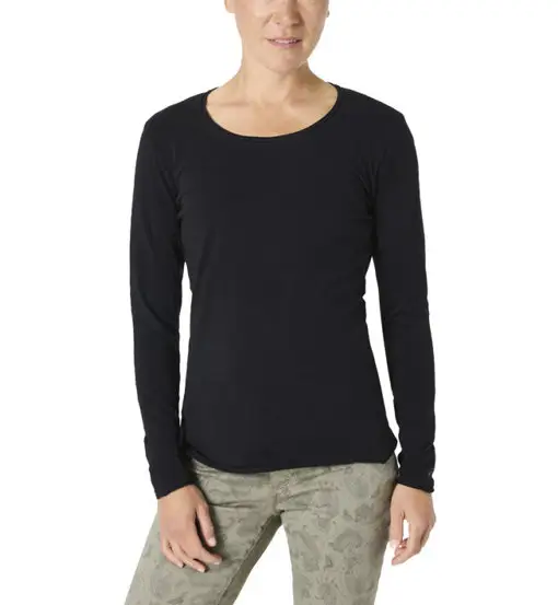 Basic W - maglia a maniche lunghe - donna Black