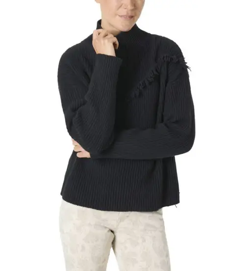 Fringe W - maglione - donna Black