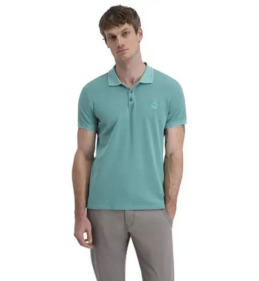 Garment Dye Poloshirt - polo - uomo Green