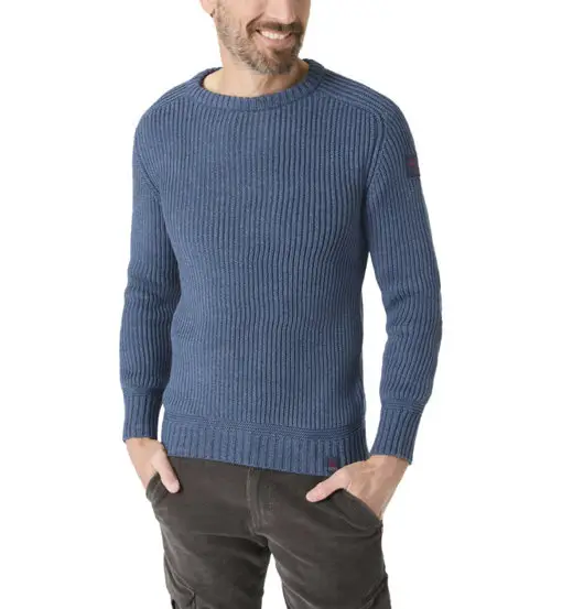 Heavy Knit Crewneck - maglione - uomo Blue