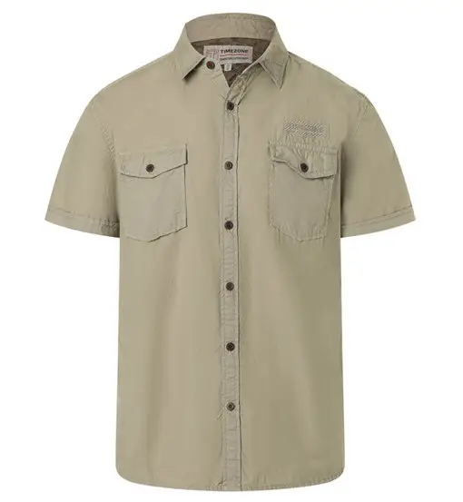 Shortsleeve Shirt - camicia a maniche corte - uomo Beige
