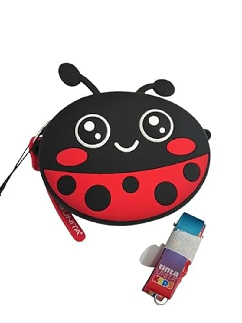 tinta unita MINI BORSA CON TRACOLLA KIDS BORSINA IN SILICONE POOL OVER API COCCINELLA GATTO PIPISTRELLO miniatura 2