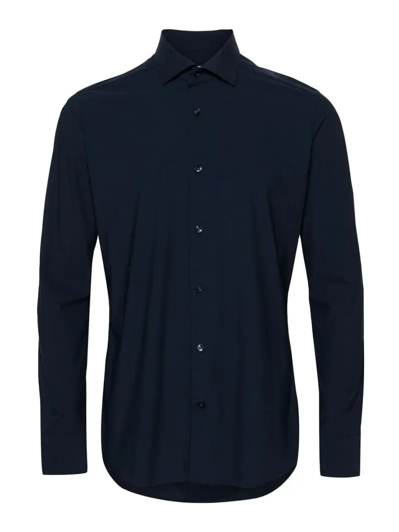 Camicia bielastica Blu