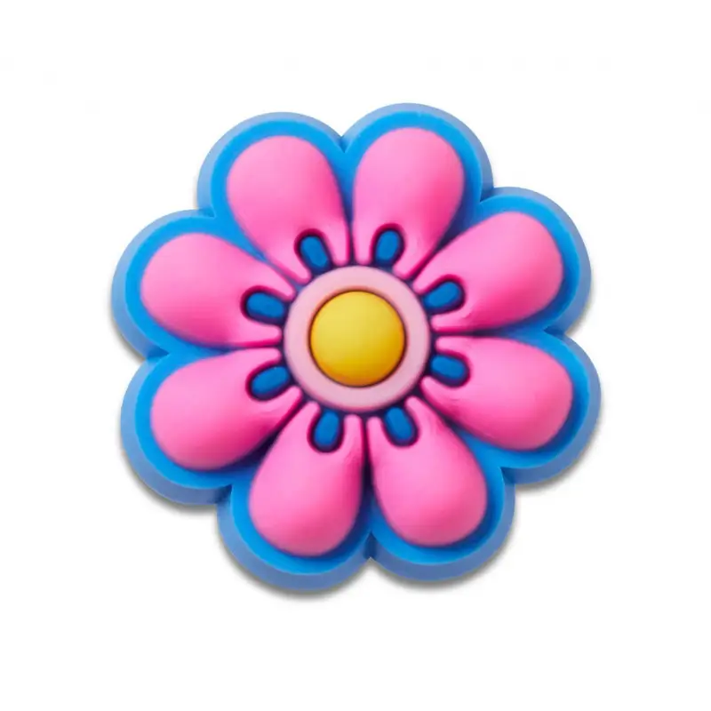 Tiny pink and yellow flower