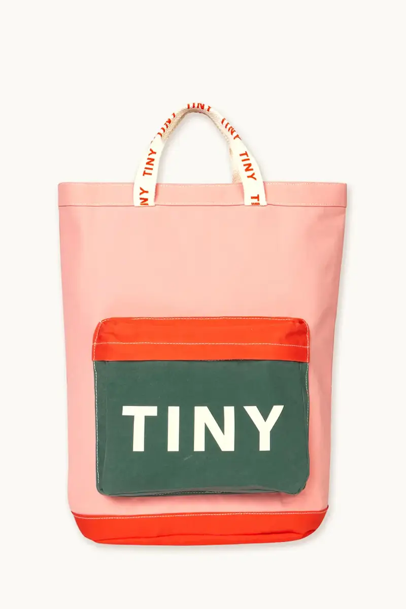 borsa bambino/a COLOR BLOCK TOTEPACK colore rosa AW25-509