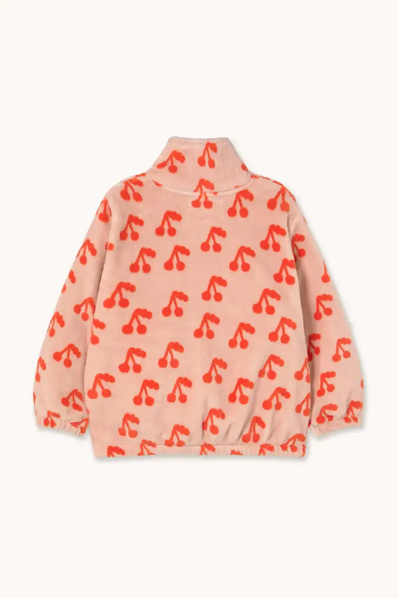 giacca per bambini CHERRIES POLAR JACKET colore arancione AW25-568 miniatura 2