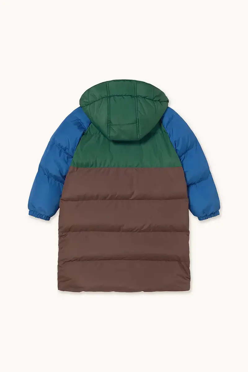 giacca per bambini COLOR BLOCK PADDED JACKET colore marrone AW25-141 miniatura 3