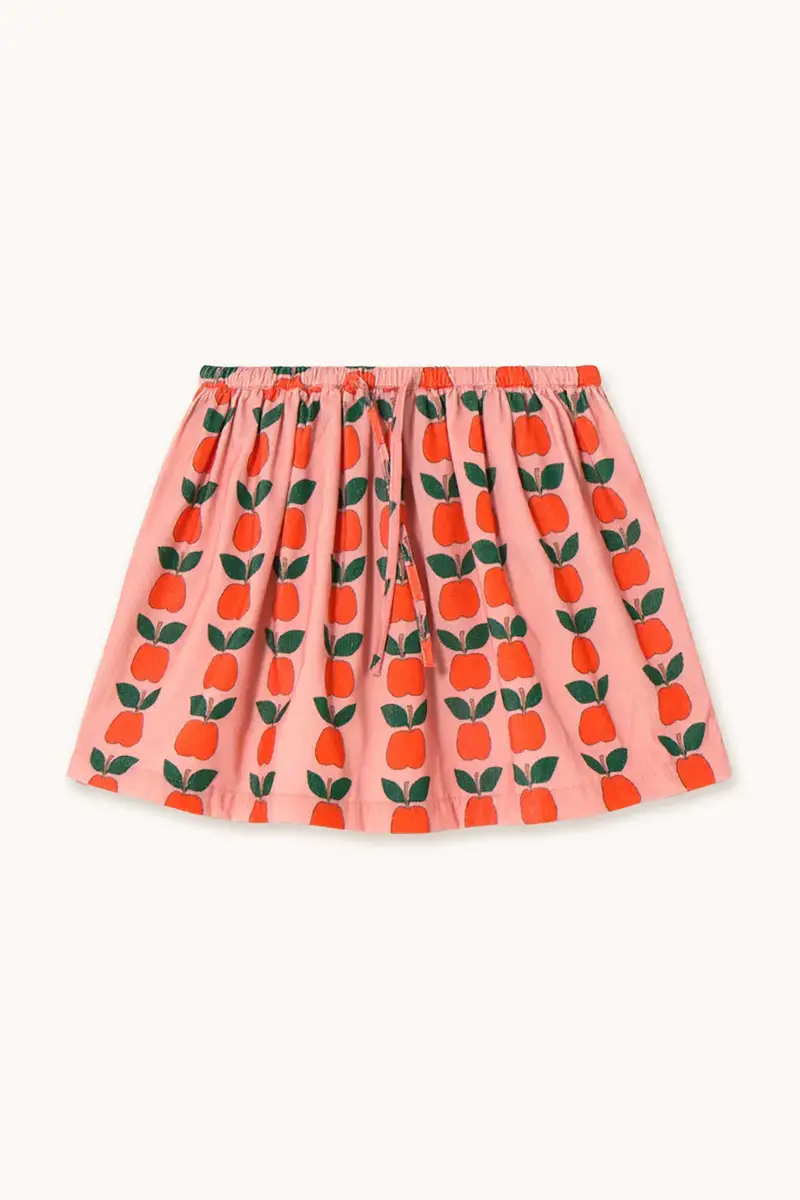 gonna bambina APPLES SKIRT colore rosa AW25-384 miniatura 2