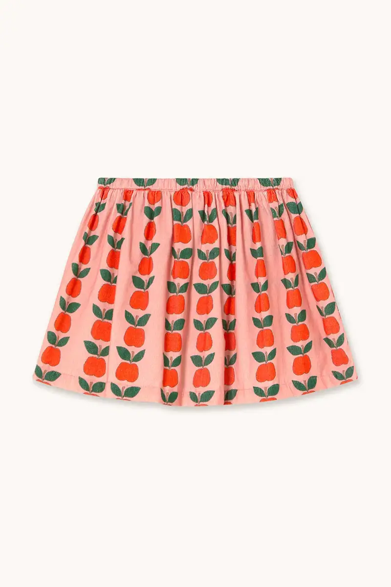 gonna bambina APPLES SKIRT colore rosa AW25-384 miniatura 3