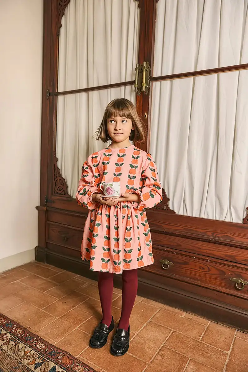 gonna bambina APPLES SKIRT colore rosa AW25-384