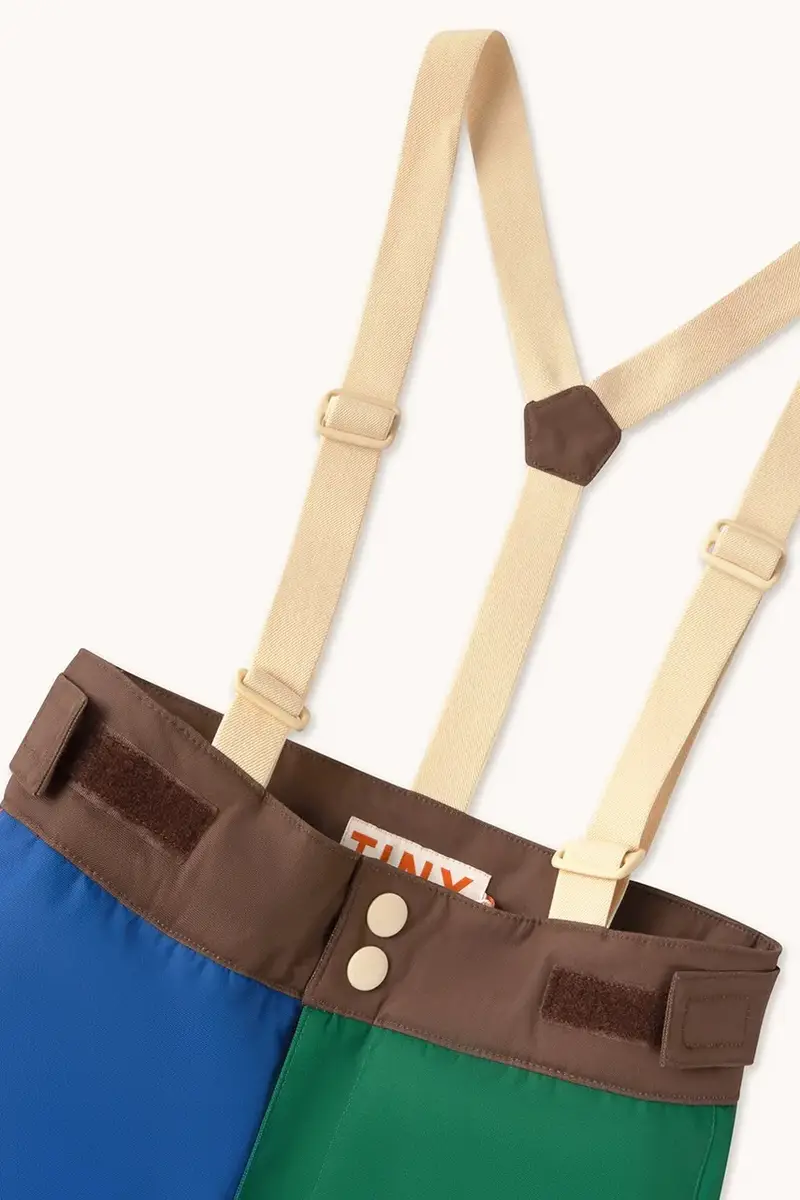 pantaloni da sci bambino/a COLOR BLOCK SNOW PANT colore arancione AW25-047 miniatura 4