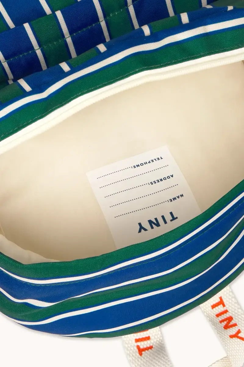 zaino bambino/a STRIPES BACKPACK colore blu AW25-540 miniatura 3