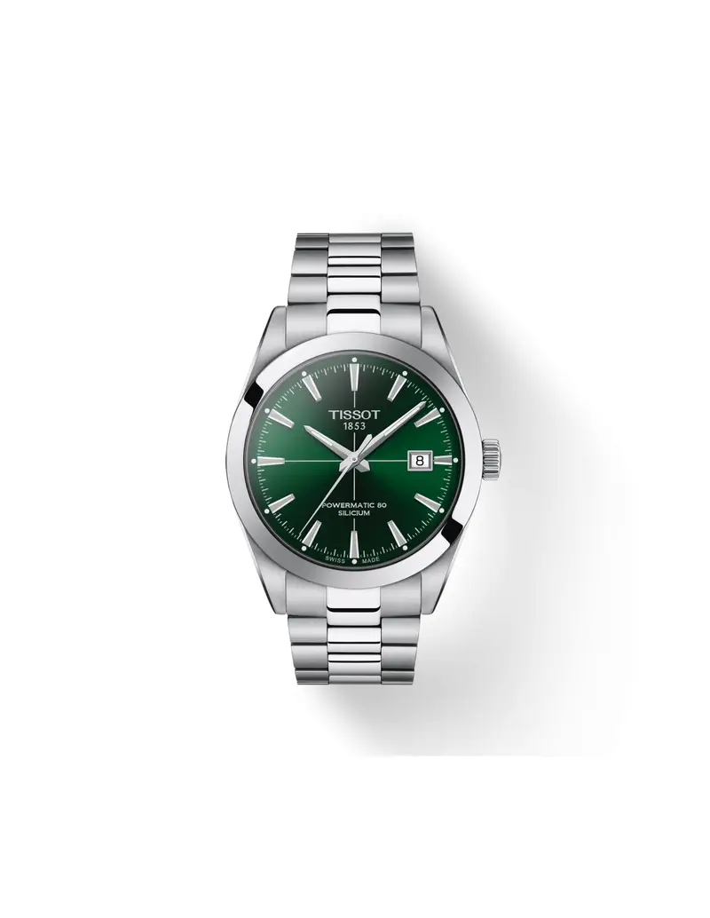Orologio TISSOT Gentleman Powermatic 80 Silicium - T1274071109101 Green