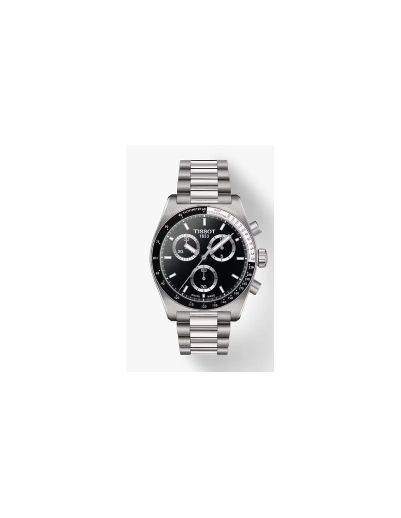 Orologio TISSOT PR516 Chronograph T1494171105100 Black cinturino in acciaio inossidabile