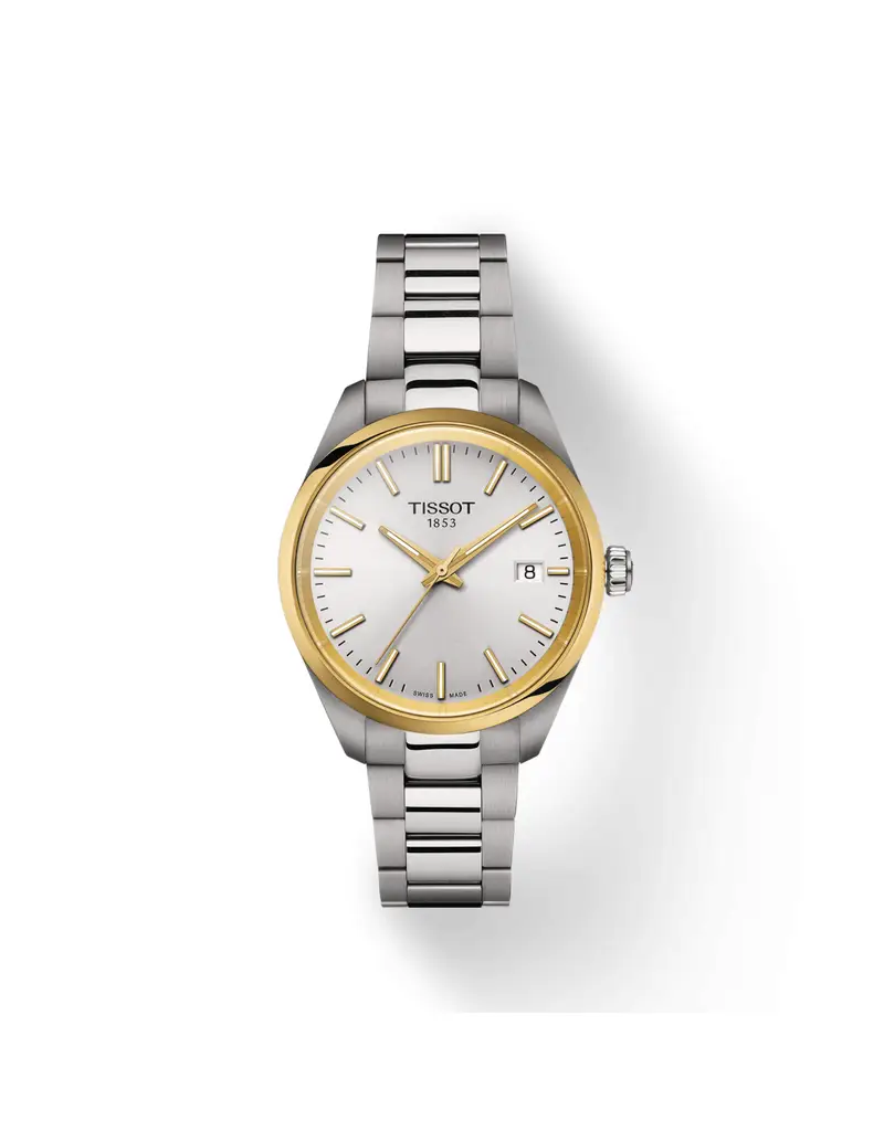 Orologio TISSOT T-Classic PR 100 34 MM T1502102103100 Gold cinturino in acciaio inossidabile