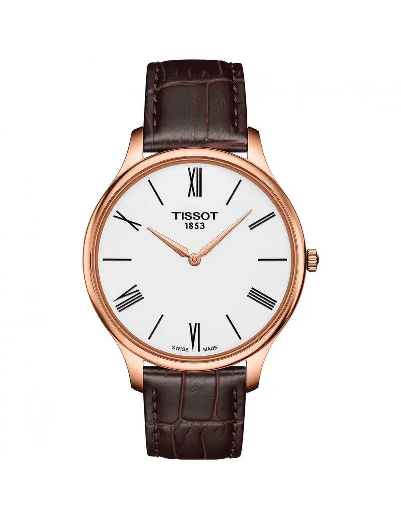 Orologio TISSOT TRADITION 5.5 Gent in Pelle - T0634093601800 Brown