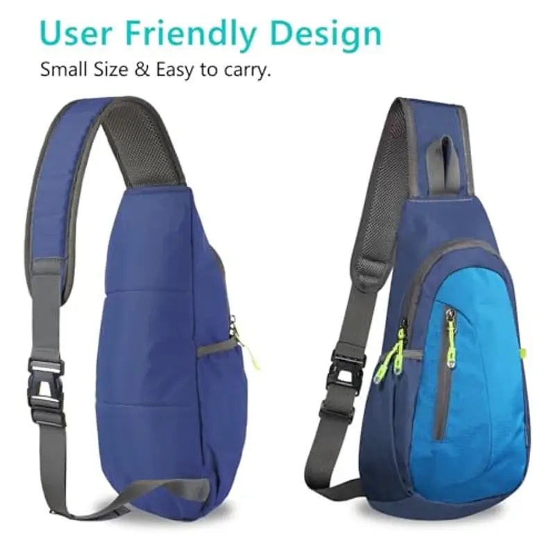 TITECOUGO Borsa a tracolla Blu 2189847 miniatura 3