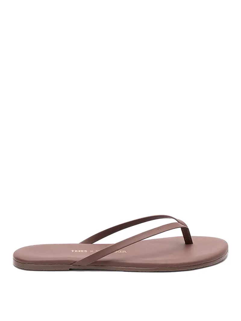 `Lily Foundations Matte` Flip Flops Beige