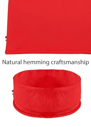 TMK Set di Cappello e Scaldacollo per Bambini e Ragazzi Adolescenti Sciarpa e Berretto 100% Cotone da 4 anni fino a 18 miniatura 3