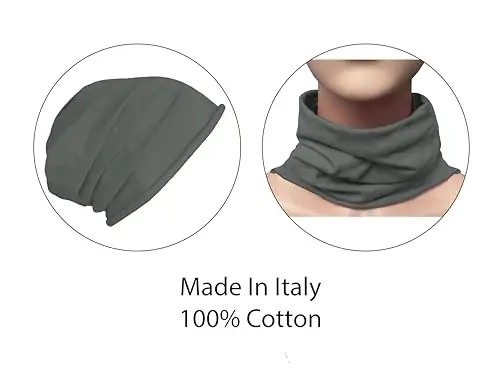 TMK Set di Cappello e Sciarpa per Bambini Scaldacollo e Berretto 100% Cotone cod.1215 miniatura 2