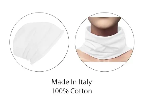 TMK Set di Cappello e Sciarpa per Bambini Scaldacollo e Berretto 100% Cotone cod.1215 miniatura 2