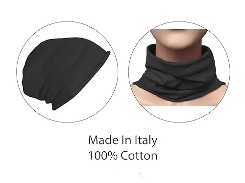 TMK Set di Cappello e Sciarpa per Bambini Scaldacollo e Berretto 100% Cotone cod.1215 miniatura 2