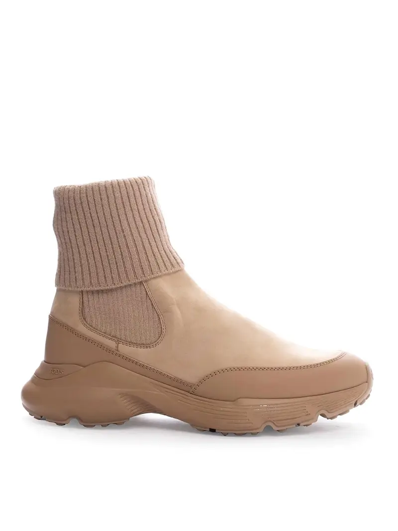 Avvio Chelsea in pelle scamosciata e mesh Marrone