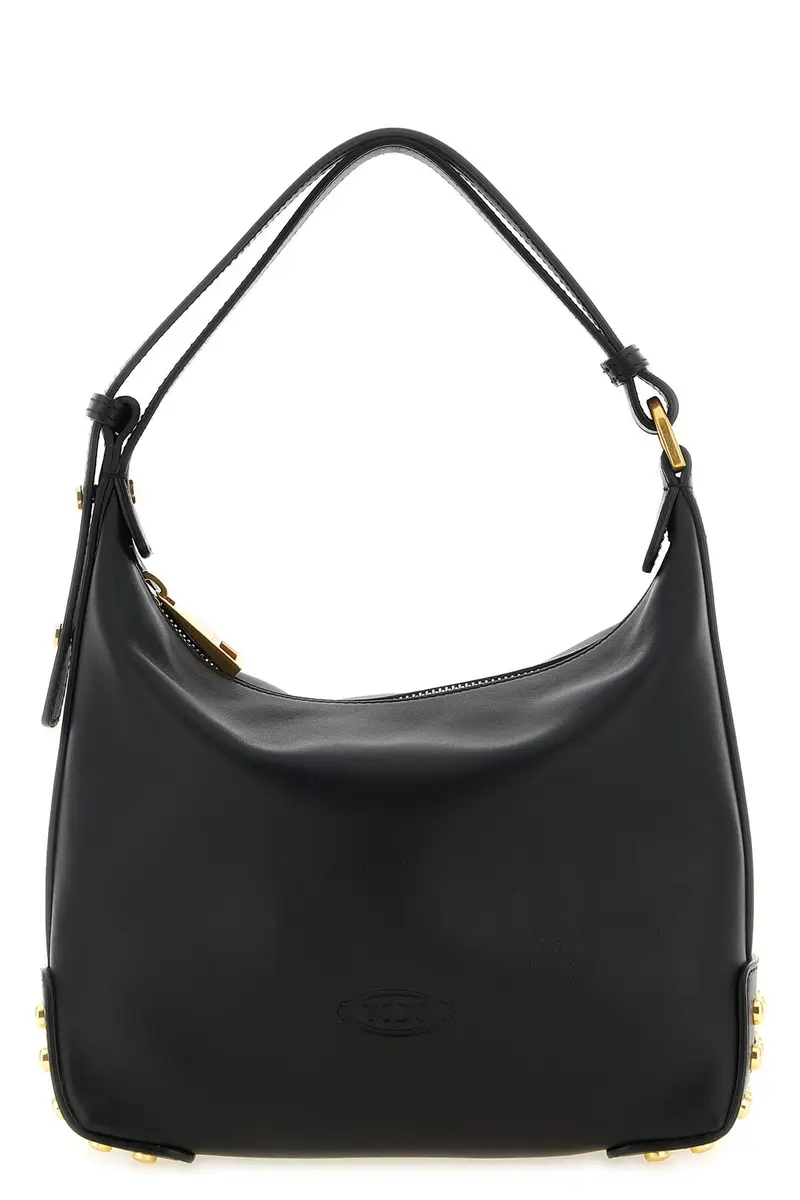 Borsa A Spalla Metal Dots Mini Nero