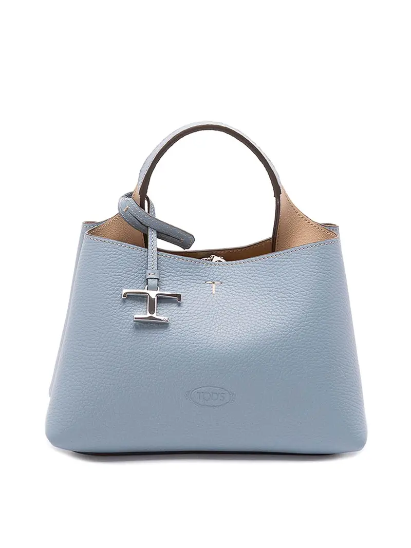 Borsa Micro In Pelle Beige