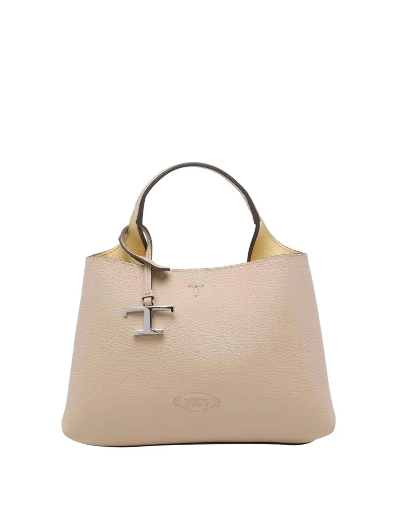 Borsa Tods in micropelle Beige