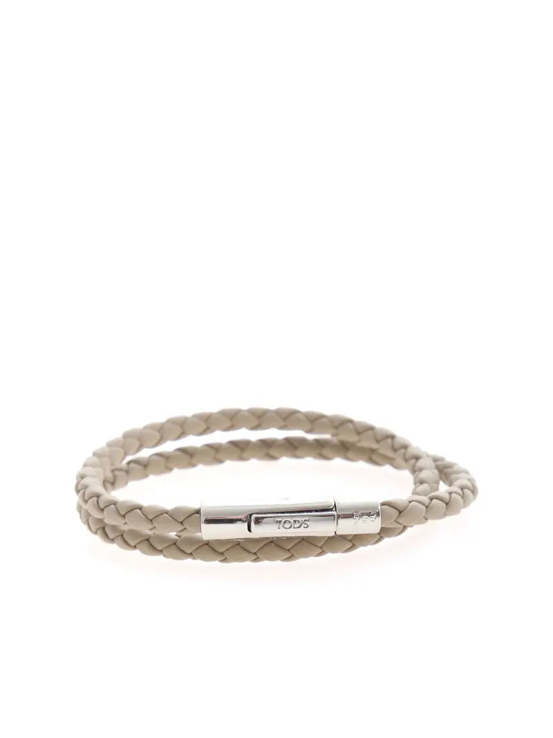 Braccialetto doppio beige