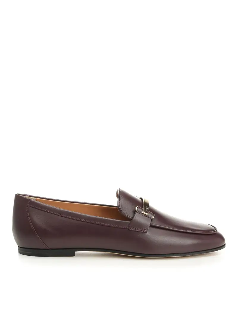 Calfskin mocassino Marrone