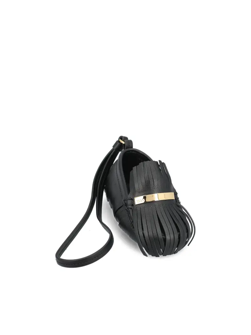 Charm Gommino In Pelle NERO