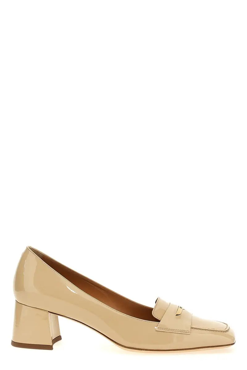 Décolleté Vernice Beige