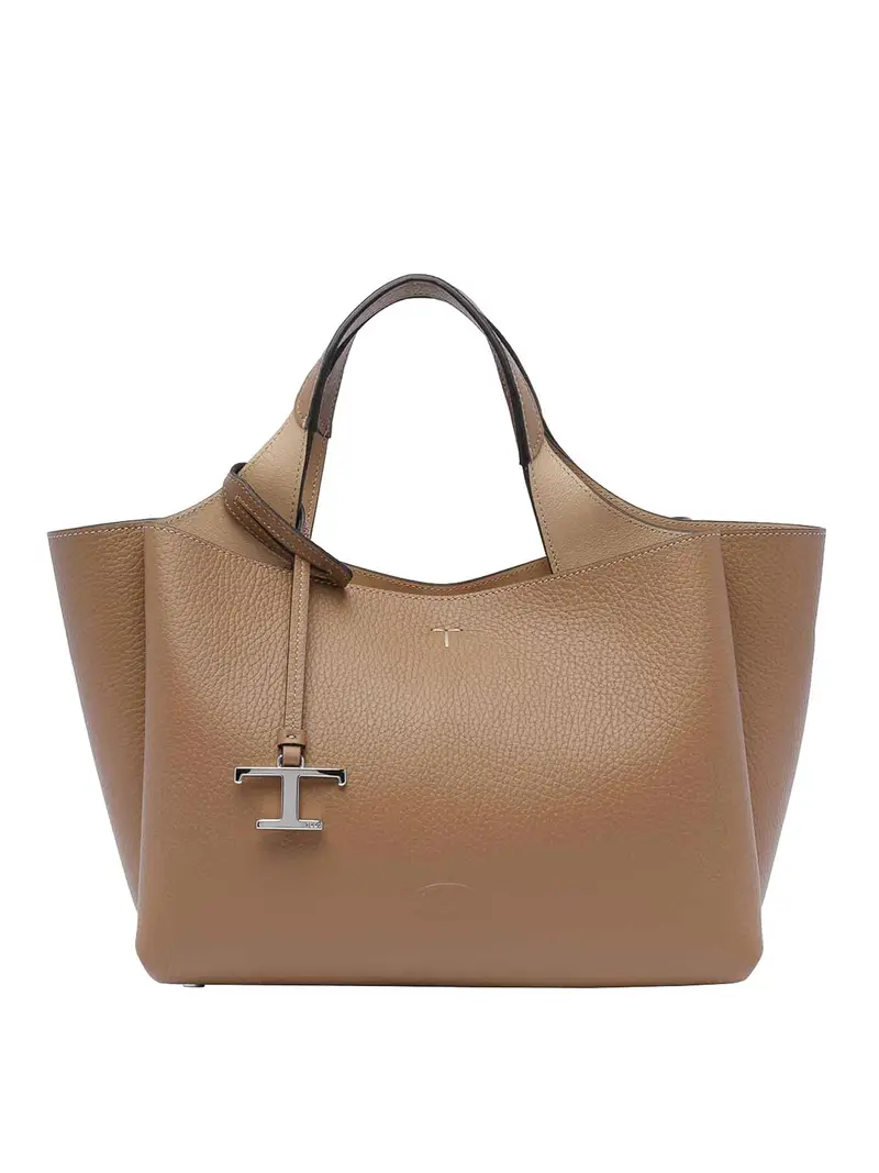 Mini borsa in pelle Beige